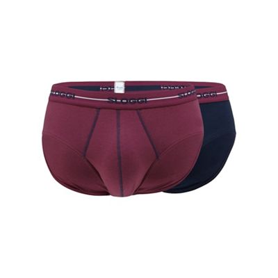 Pack of two purple midi trunks